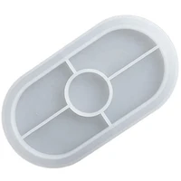 silicone oval ashtray mold creative coaster epoxy resin mold diy jewelry tray tray perfect gift for craft jewelry
