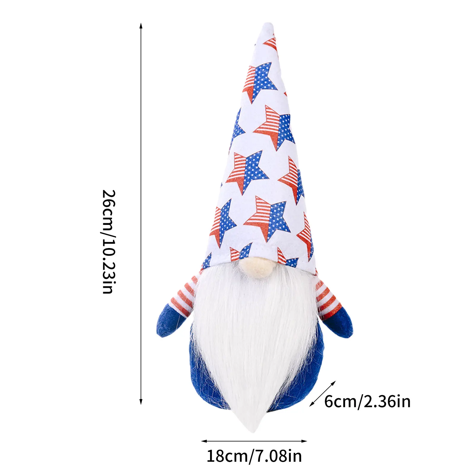 

2021 U.S. National Day Independence Day Top Hat Faceless Doll Home Decorations For Child's Gift