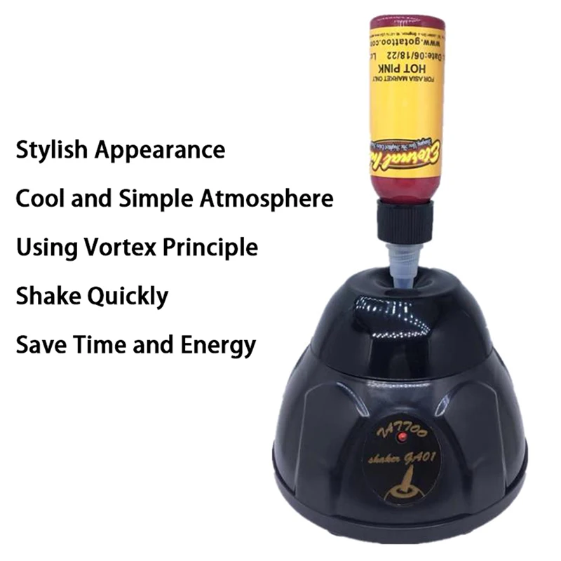 

Electric Tattoo Pigment Ink Nail Polish Liquid Bottle Shaker Vortexer Machine For Nail Tattoo Artists