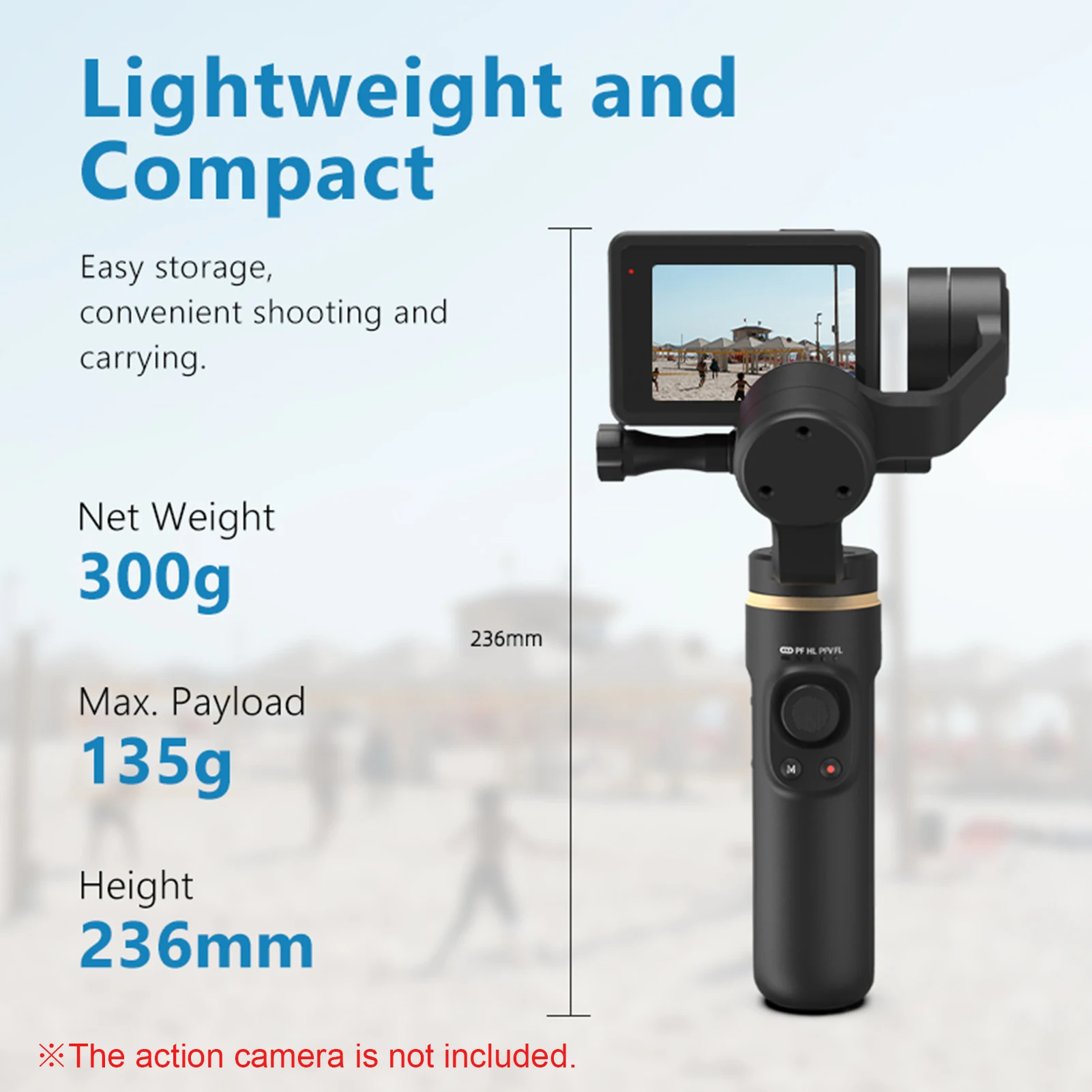 INKEE Сокол Камера шарнирный стабилизатор для камеры GoPro ручной 3 оси