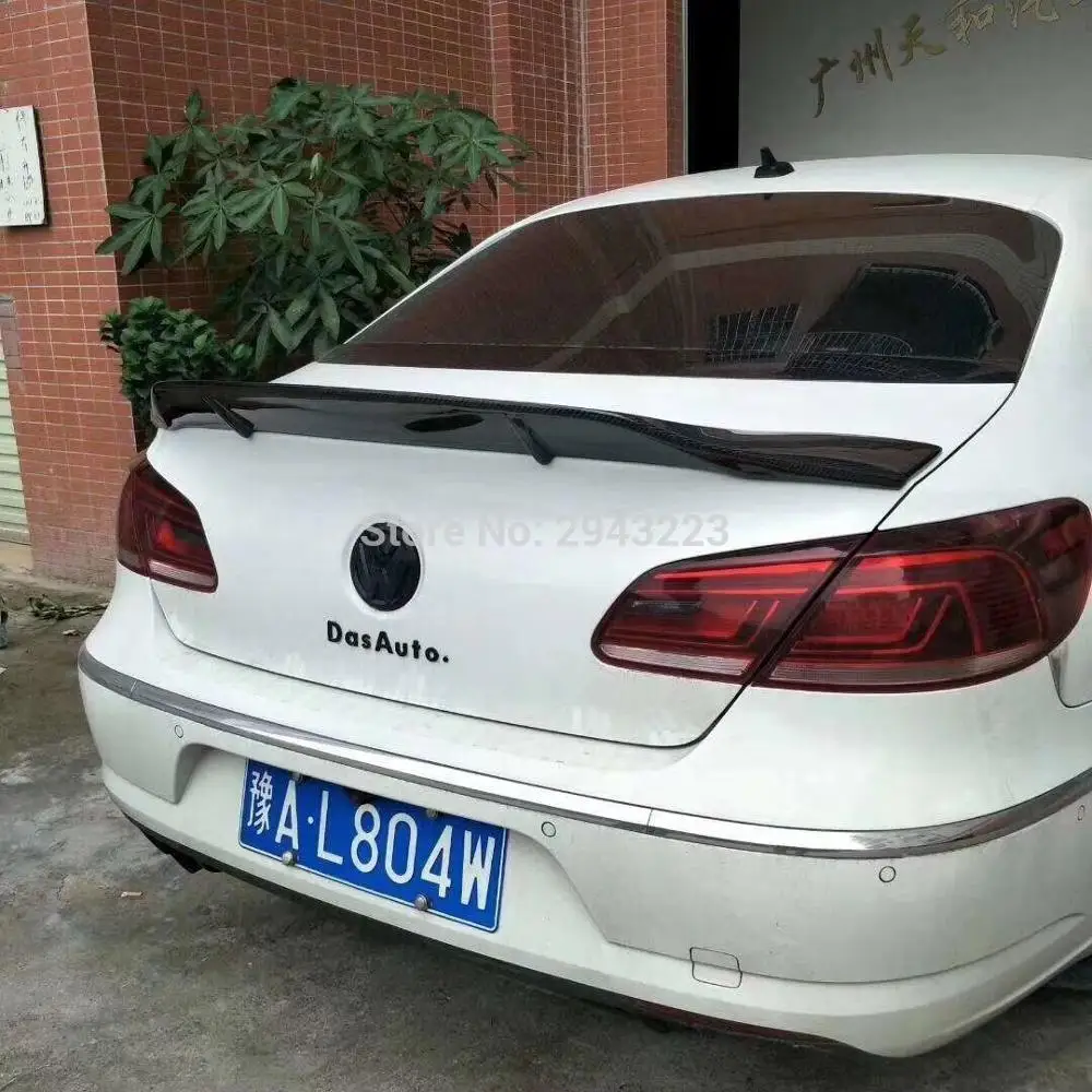 R Стиль углеродное волокно Φ Tail багажник крыло для Volkswagen Passat CC Sandard 2009-2018 |