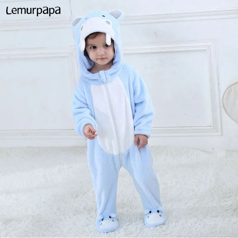 Комбинезон для детей в виде животных Очаровательная толстовка с капюшоном