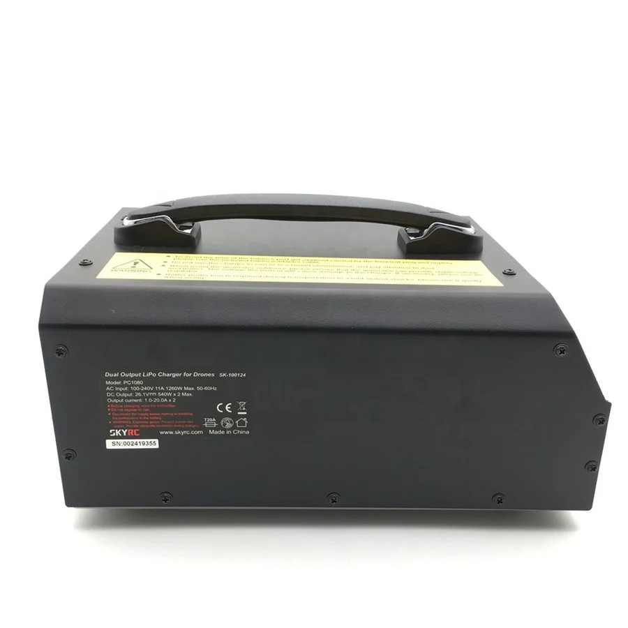 

SKYRC PC1080 Lithium Battery Charger 1080W 20A 540W * 2 dual-channel smart, used for agricultural spraying drone UAV