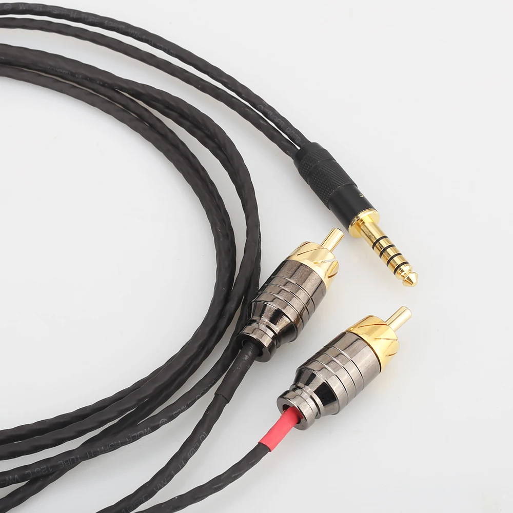 Audiocrast 4 мм сбалансированный штекер на 2 RCA Штекерный кабель для цифрового