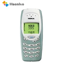 Nokia 3315 Refurbished-Original Unlocked Mobile Phone Unlocked 3315 TriBand Camera  Smartphone Cell Phone Free shipping