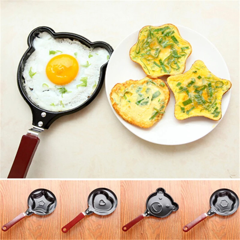 

1pc Nonstick Frying Pan Stainless Mini Breakfast Egg Frying Pans Cooking Tools Kitchen Accessoories cookware kitchen Cuisine