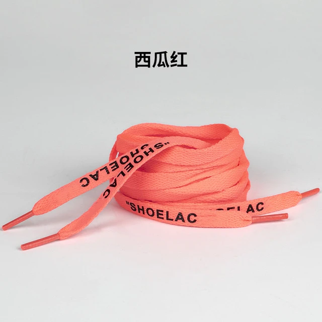 

Thicken Laces Shoe Athletic String No Elasticity Flat Shoelaces Off Sport white Leisure women Sneaker Lacet Shoelace Accessories