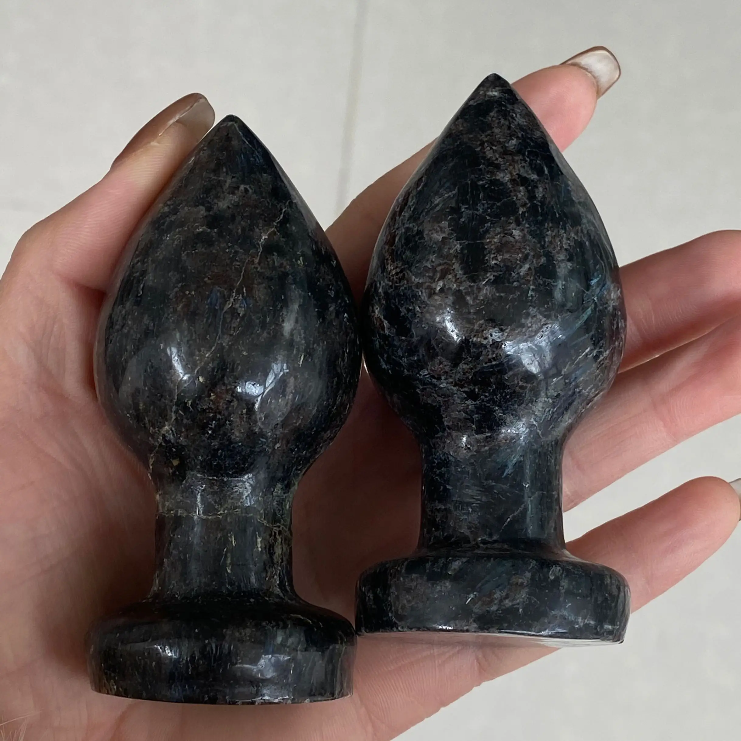 

Натуральный фейерверк кварцевый Кристальный массаж палочка драгоценный камень Yoni для Для женщин здоровых, гладких полированный Исцеление ...