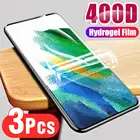 3 шт. полное покрытие для Samsung Galaxy S21 FE защитное стекло Гидрогелевая пленка для Samsang S 21 FE S 21FE S21FE Защитное стекло для экрана