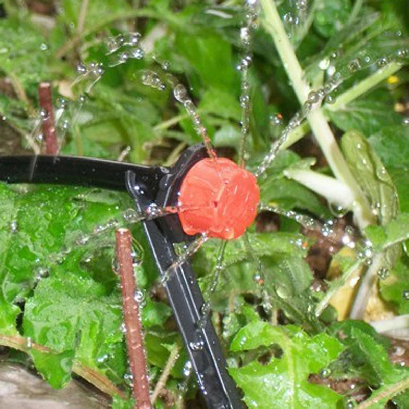 50 шт. садового шланга Регулируемый микро капельного полива излучатель капельниц