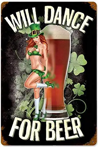 

Винтаж металлический signo оловянные булавки Вверх chica baile Latino Mujer para la cerveza hombre Куэва бар cocina Ресторан de la pared