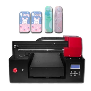 a4 flatbed uv glass phone case printermobile phone case printer cell phone case printing machine free global shipping