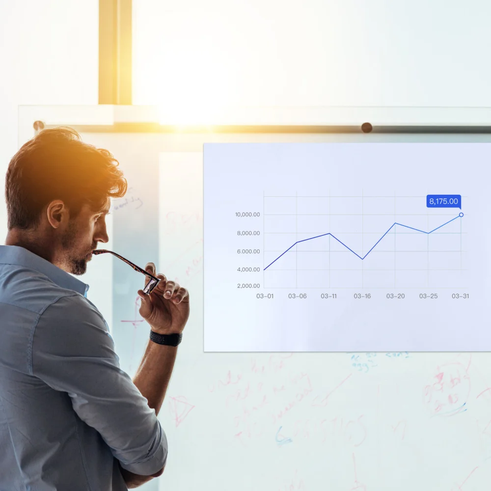 

1 Set Magnetic Dry Erase Whiteboard Sheet Practical Refrigerator White Board