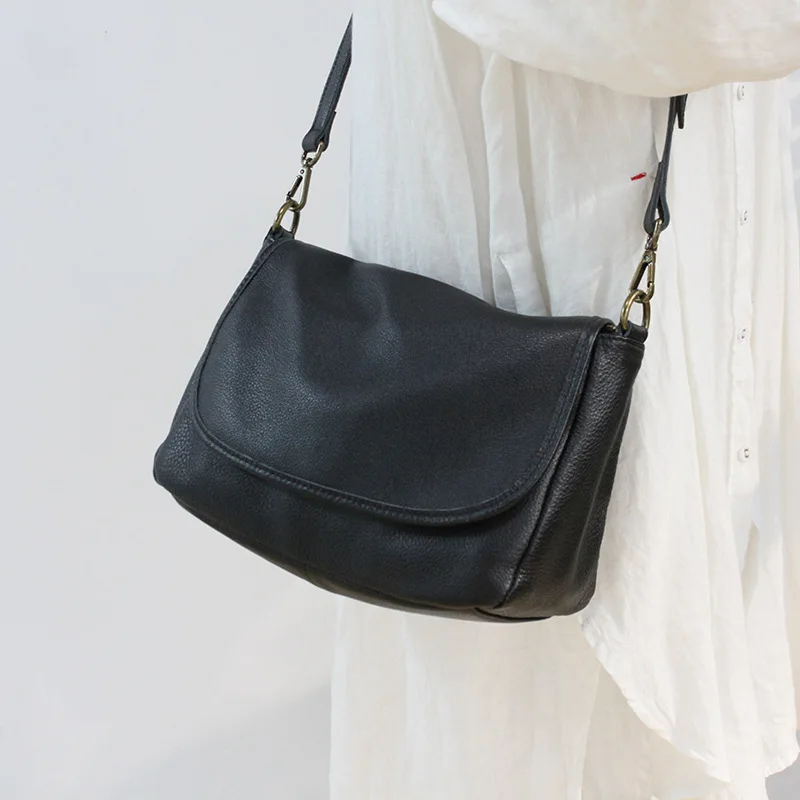 

100% Genuine Leather Handbags Female Bag Casual Designer Shoulder Bag Elegant bolsa feminina Women Crossbody Messenger Bags