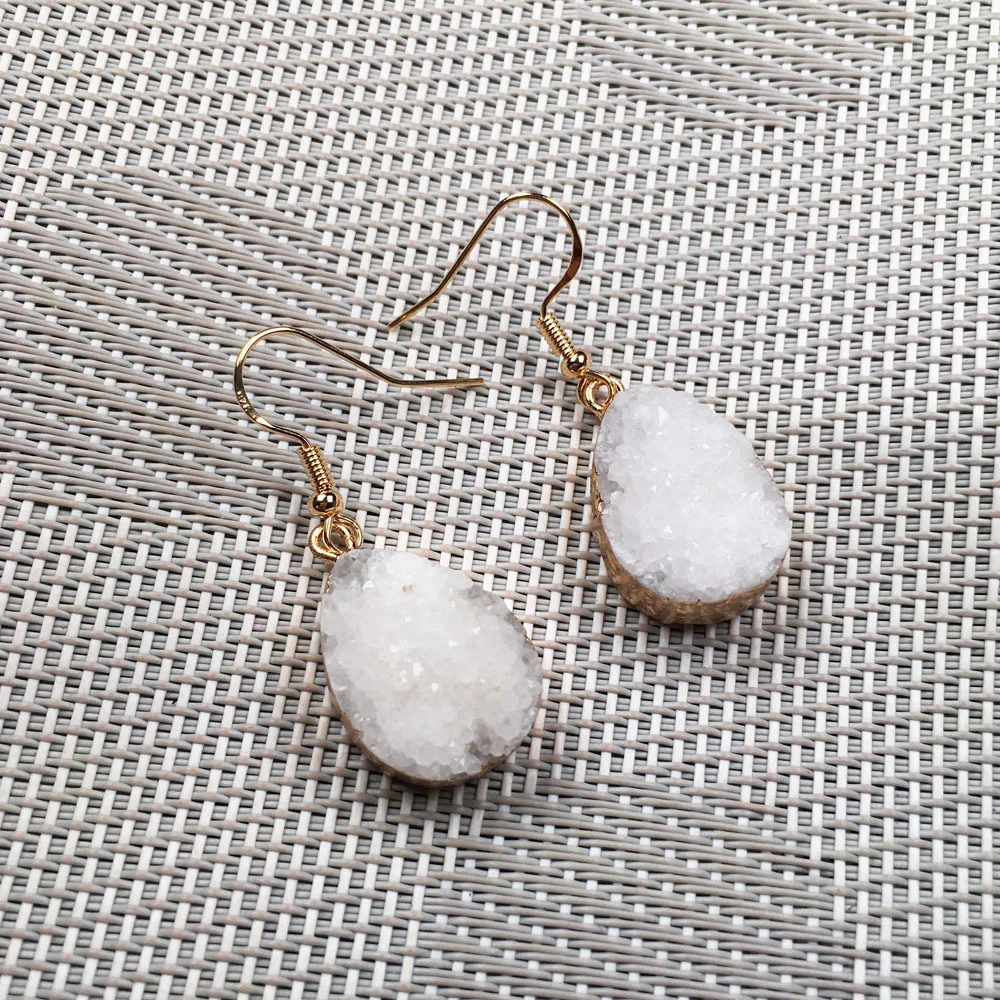 Новинка 2019 женские серьги гвоздики из натурального камня ювелирные изделия