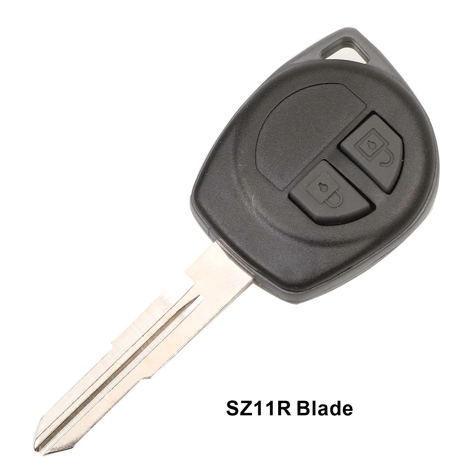 Jingyuqin 2 кнопки дистанционного ключа чехол+ Кнопка Pad для Suzuki Grand Vitara Igins Alto SX4 Agila Fob оболочки HU133R TOY43 SZ11R лезвие