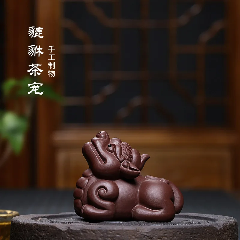 Yixing &quotzhaocai&quot отважных солдат Zisha чай домашнее животное украшение оптовая