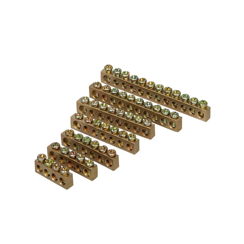 Медный терминал распределительная коробка заземляющий латунный Соединительный