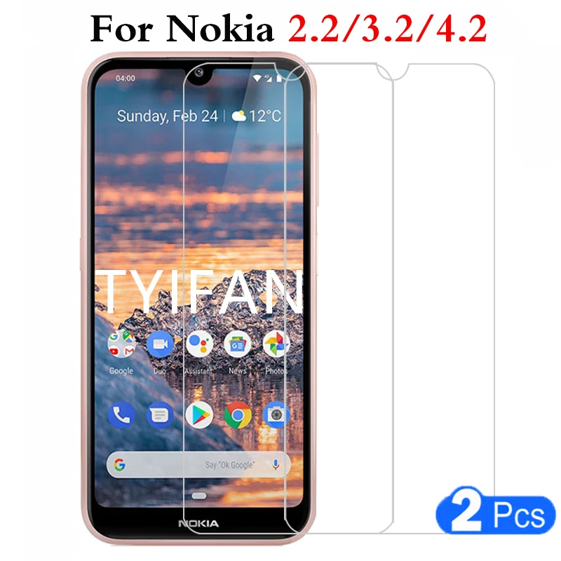 Полный Клей протектор экрана для nokia 2 3 4 защитные стеклянные аксессуары