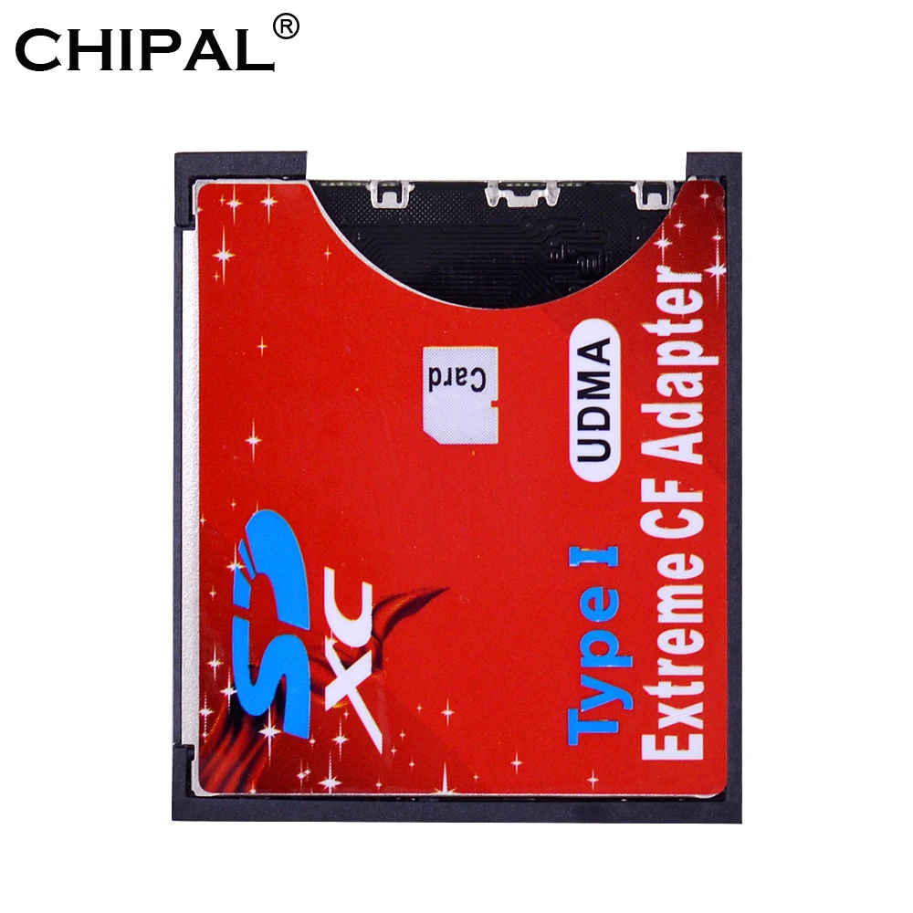 Адаптер CHIPAL для карт MicroSD SD на CF UDMA Micro SDHC SDXC к стандартному компактному кардридеру