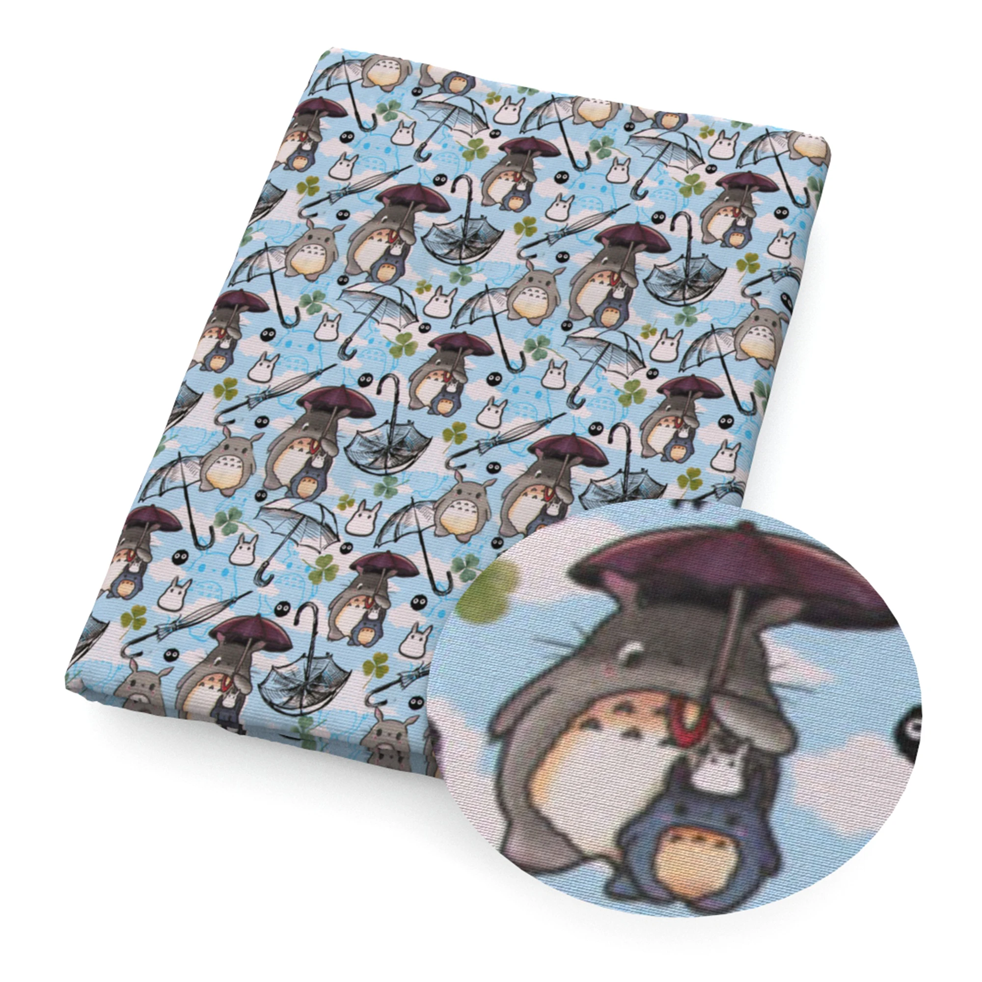 50*145 см японская аниме полиэфирная хлопчатобумажная ткань для шитья рукоделия DIY