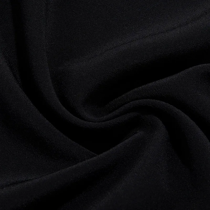 AYUNSUE200% Silk Summer Men Shirt White Black Long Sleeve Formal Mens Dress Shirts Plus Size Camisa Hombre 3400 KJ2945 | Мужская одежда