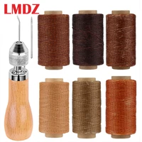 lmdz leather sewing tools waxed thread stitching awl wax line for shoemaker canvas repair leather working housewife hand design