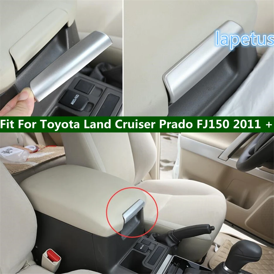 

Matte Armrest Storage Container Box Switch Decoration Molding Cover Kit Trim For Toyota Land Cruiser Prado FJ150 2011 - 2020