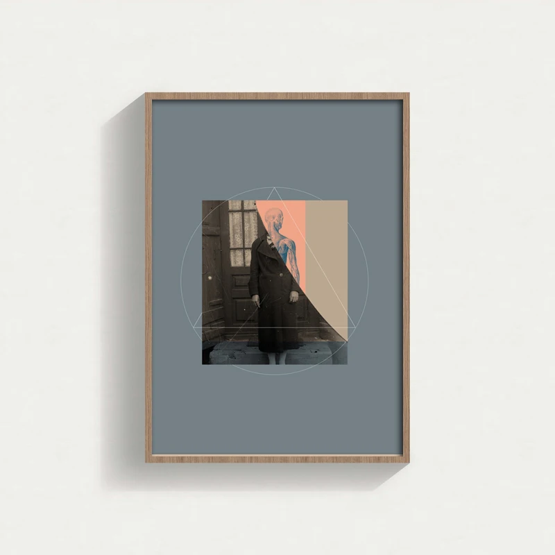 Домашний декор холст в скандинавском стиле Современная Геометрическая картина с