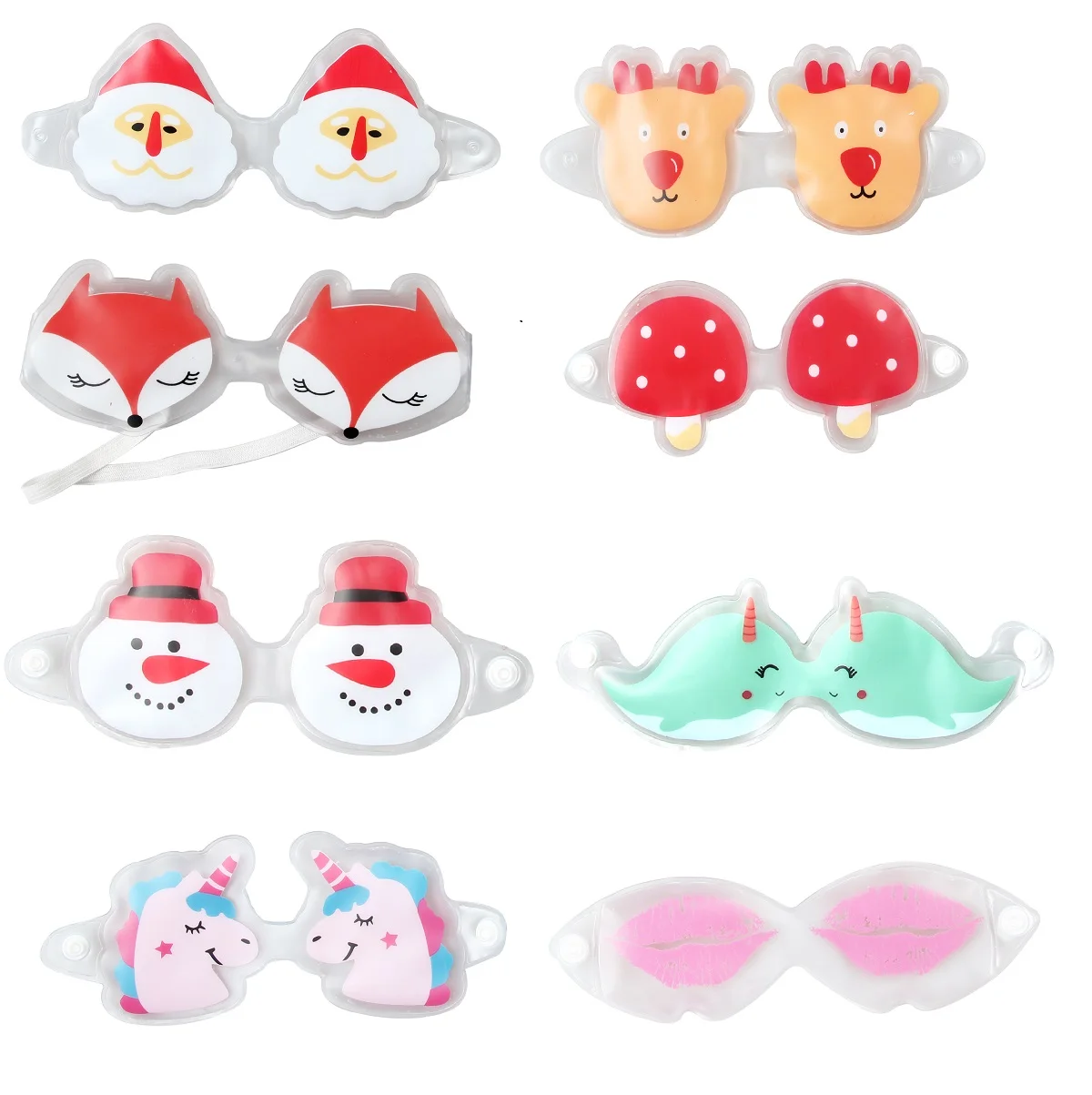 

Cartoon Cooling Eye Mask Reusable Beads Hot Cold Eye Mask for Therapy Soothing Visual Fatigue Remove Dark Circles Gel Eye Mask
