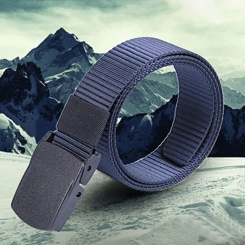 Повседневные Военные Вентиляторы военный ремень из парусины унисекс для мужчин