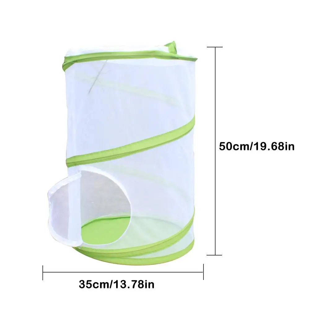 

Butterfly Habitat Cage Reptile Feeding Box Insect And Butterfly Habitat Cage PVC Pet Anti Mosquito Net Cultivation House Pets