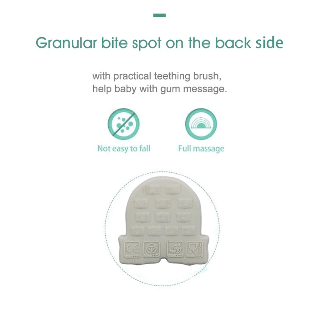 Аксессуары для прорезывания зубов-прорезыватель зубов силиконовый браслета