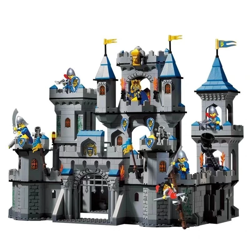 

2020 new stock princess prince dragon knight lion king castle building blocks bricks education kids toys chriistmas gifts