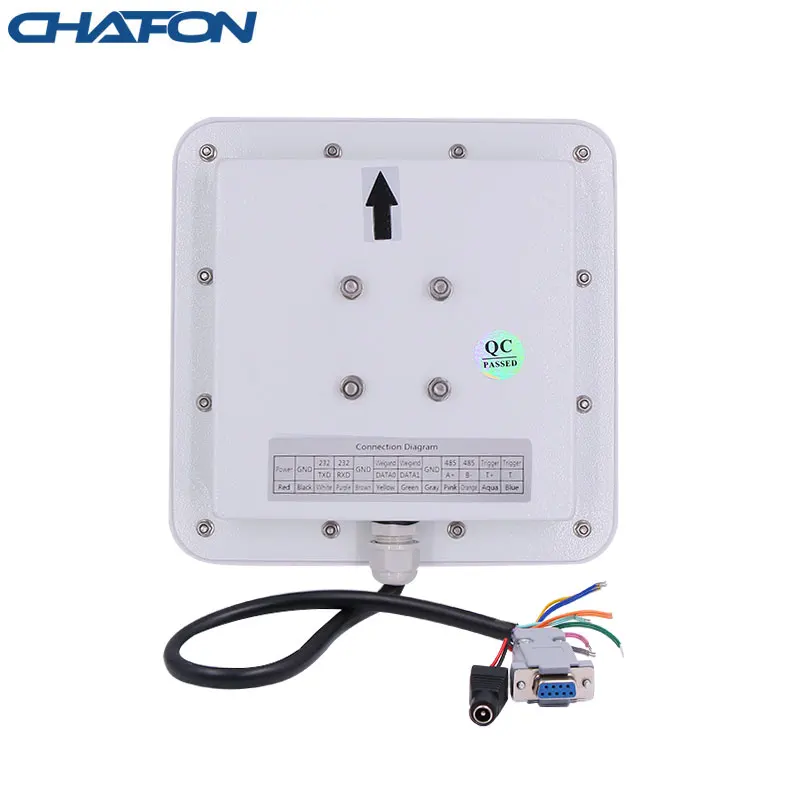 Встроенный считыватель CHAFON 6m uhf rfid 6 дБи антенна rs485 RS232 WG26 интерфейс для