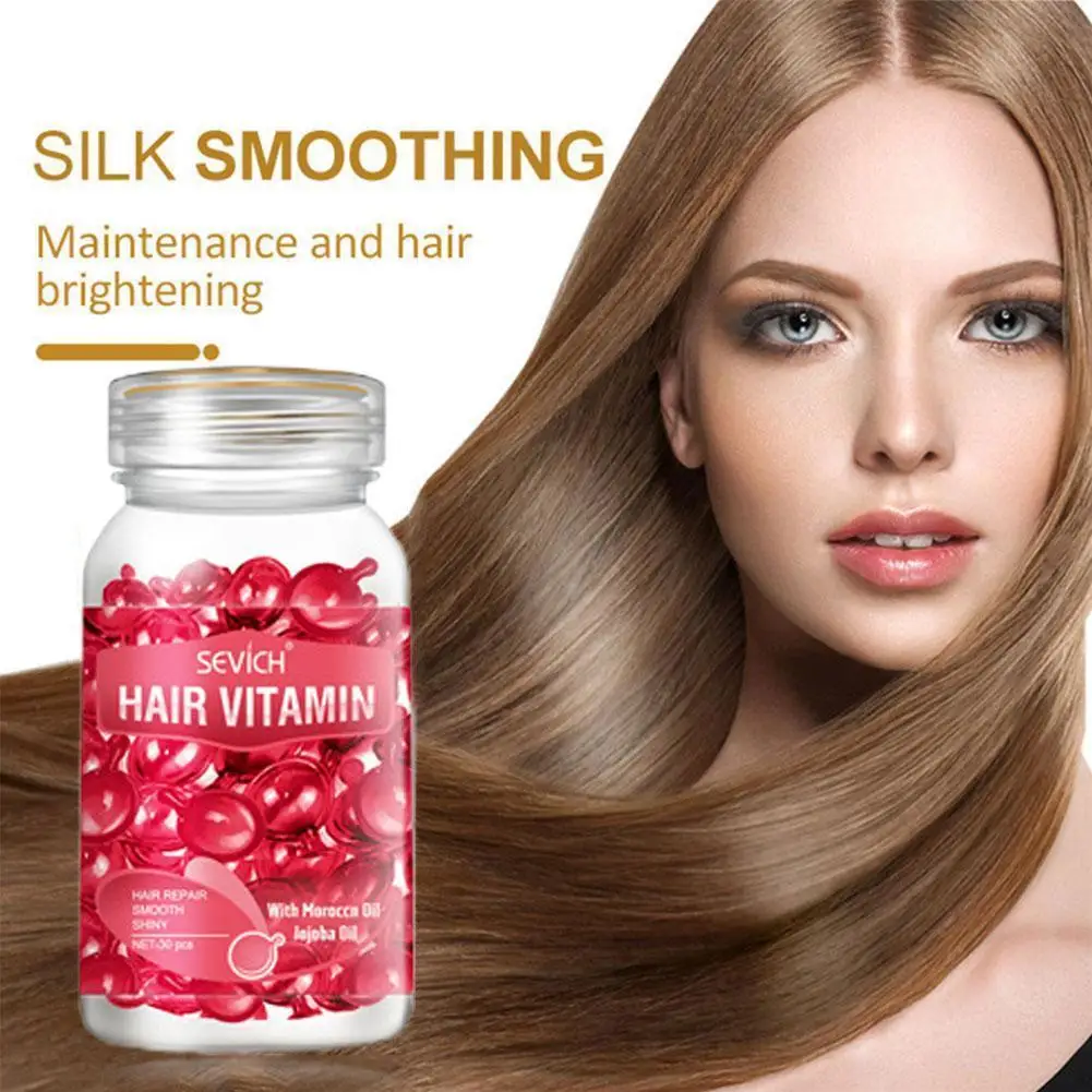 1 бутылка Кератиновый комплекс масло для ухода за волосами Витаминная капсула