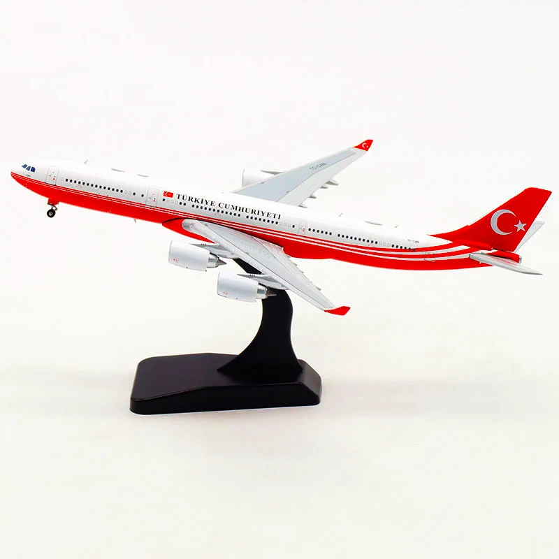 1/400 JC Крылья Turkish Airlines A340 500 TC CAN летательный аппарат сплав модель металлический
