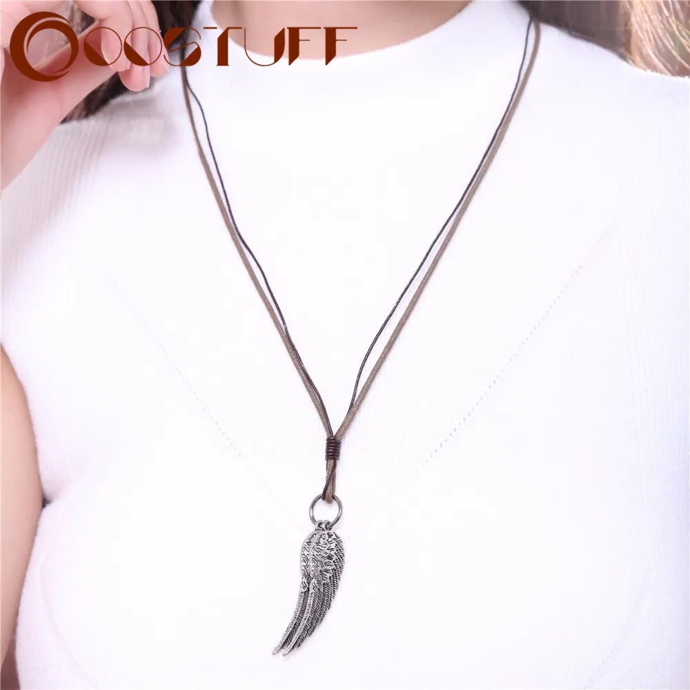 Крупное Колье Jewelry Для мужчин Цепочки и ожерелья Крыло ангела кулон женщин |