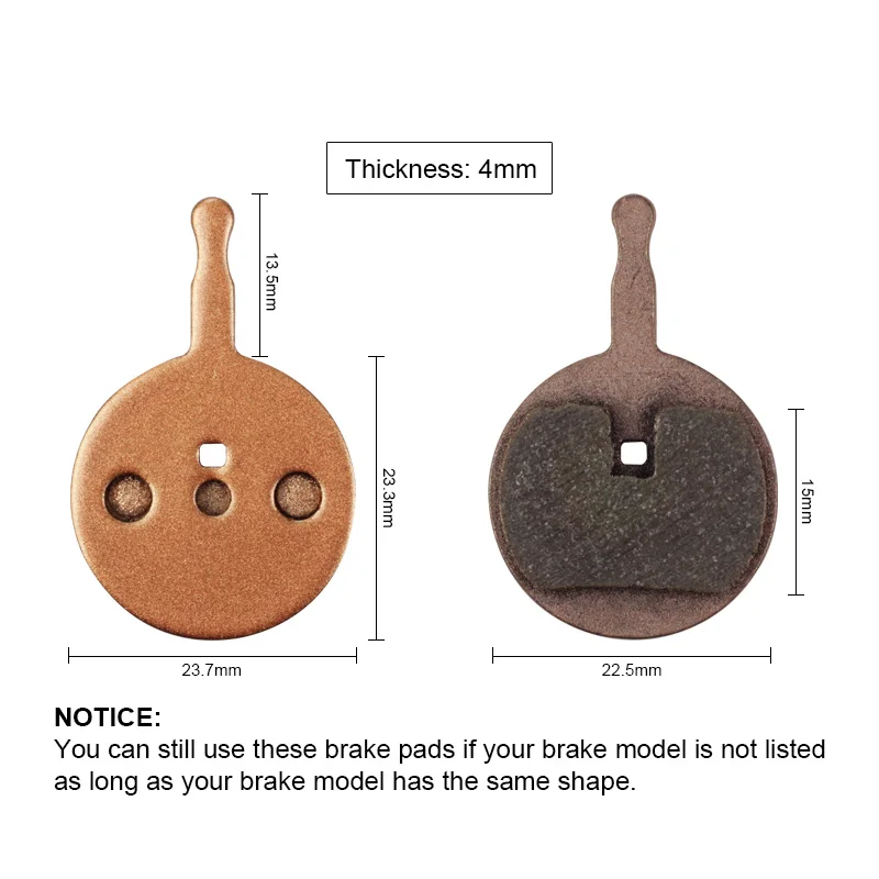 2 пары тормозные колодки для велосипеда | Спорт и развлечения