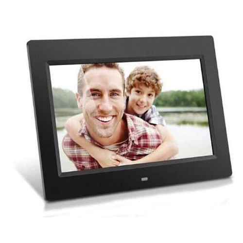 Цифровая фоторамка 10," HD TFT-LCD 1024*600 Цифровая фоторамка Будильник MP3 MP4 видеоплеер - Цвет: BLACK-1