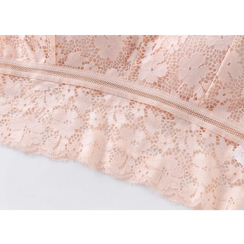 

Fashion Sexy Lace Tube Top Women Camis Crop Tops Casual Underwear Sports V Neck Lingerie Tee Bra PJ059