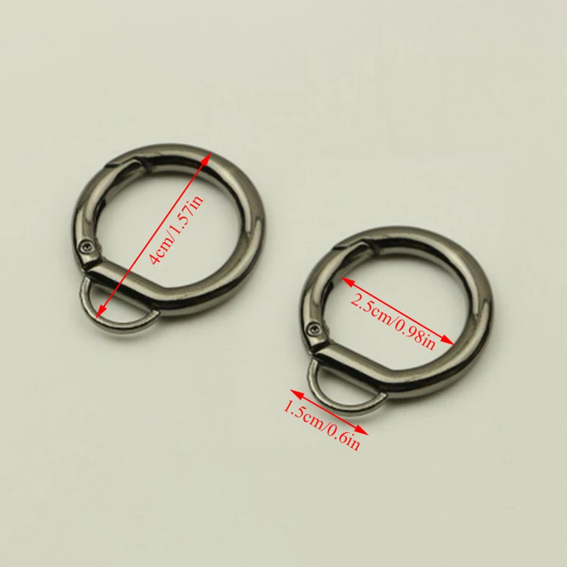 Оптовая продажа D-образное кольцо открывающаяся подвеска застежка сумочка