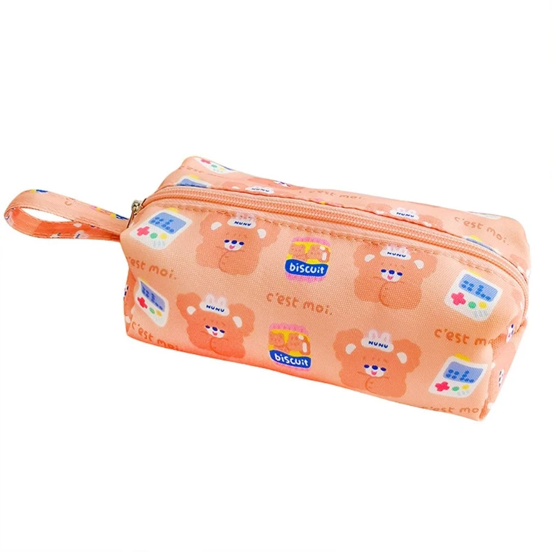 

Cute Cartoon Rabbit Bear Pencil Case Pen Pouch Travel Portable Zipper Makeup Cosmetic Toiletry Bag Stationery Organizer D0LF