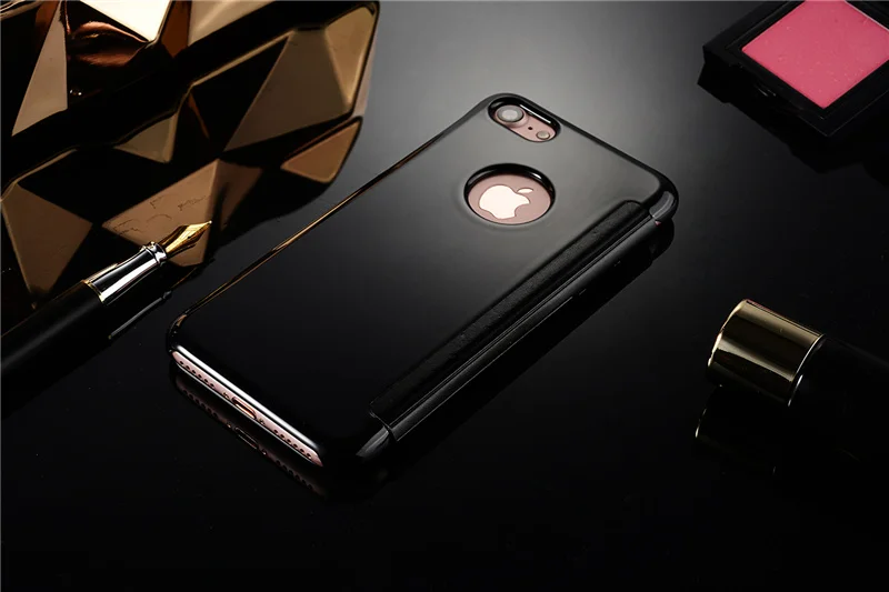 Акриловый чехол-книжка чехол для iPhone 6S 6 s, 7, 8, X 10 5 5S 5SE iPhone 8Plus 7plus 6plus 6splus Роскошный прозрачный чехол для задней панели сотового телефона