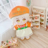 dolls replaceable clothes toy baby wear pink love orange dress 20cm doll clothes star cotton christmas gifts