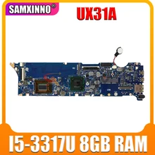UX31A notebook mainboard UX31A2 UX31A I5-3317U 8GB RAM For ASUS laptop motherboard