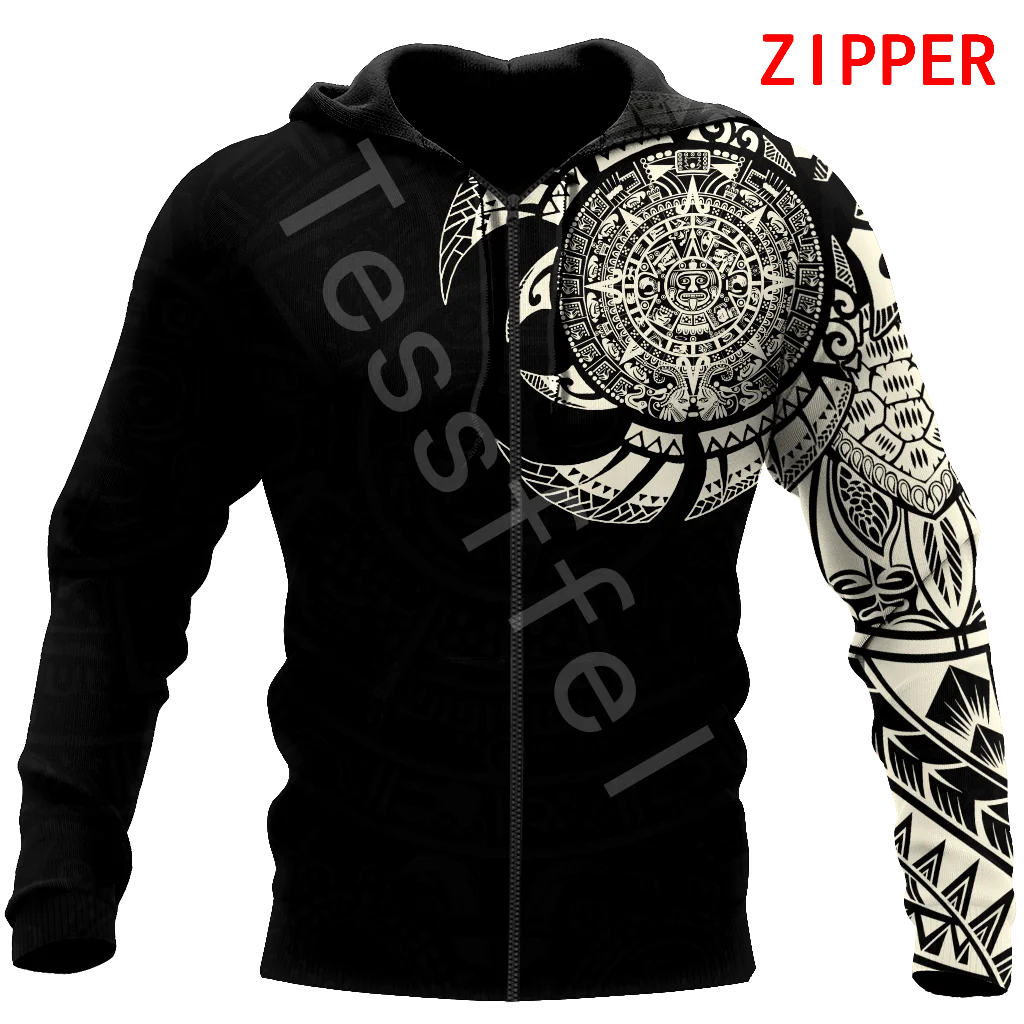 Новинка 2021 модная мужская толстовка с капюшоном tessвам Aztec Mayan 3D принтом худи на