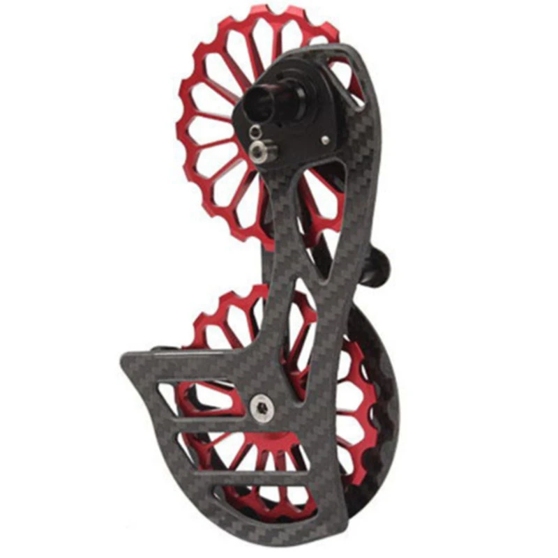 

Road Bicycle 17T Bike Carbon Fiber Ceramic Rear Derailleur Pulley for Shiman R6800 6700 6770 6870 9000 9070