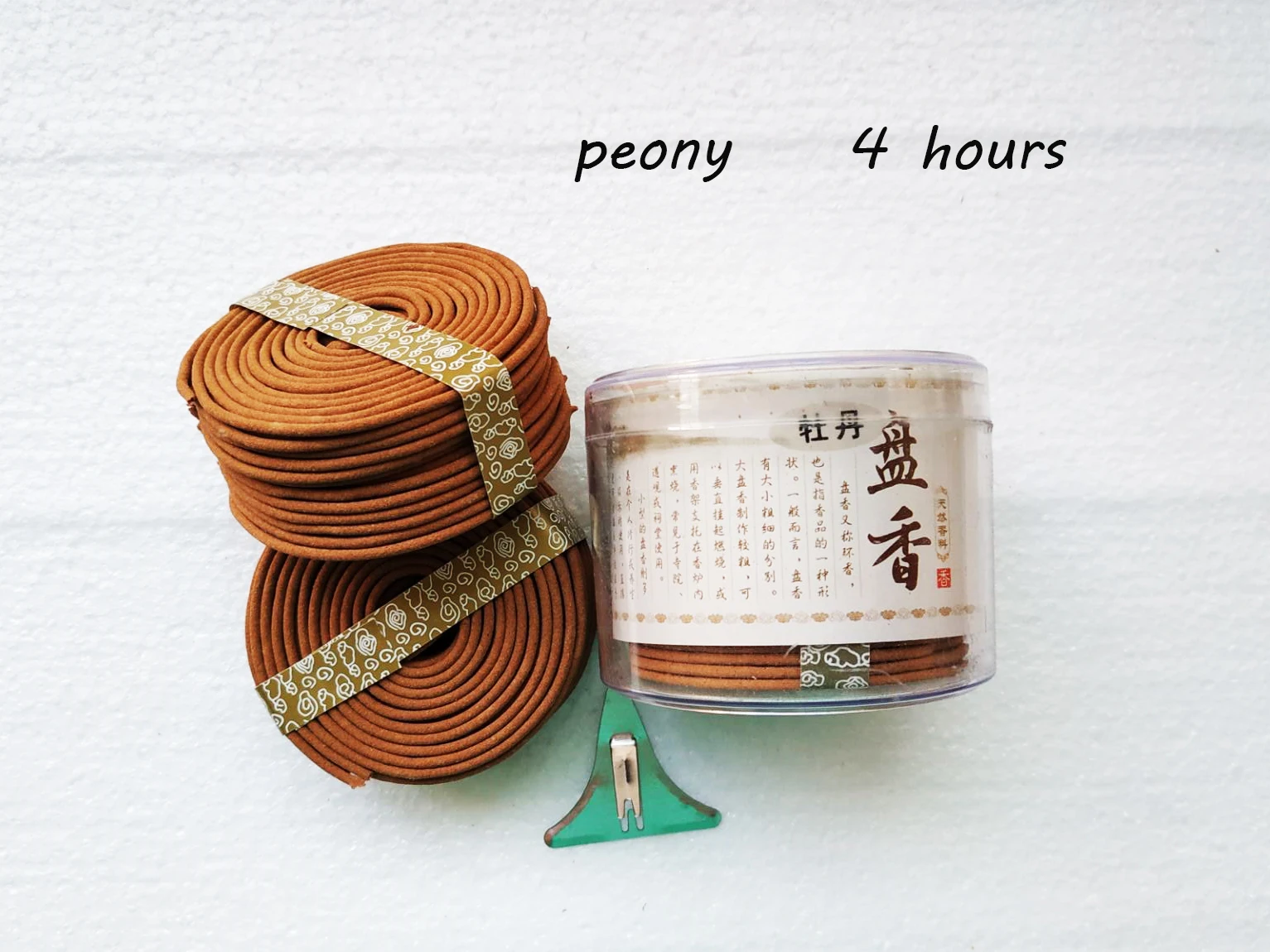 peony 48 шт./кор. натуральный катушки Ладан ароматерапия аромат в помещении индийские буддийские сандаловое дерево Ладан без Кадило - Аромат: peony