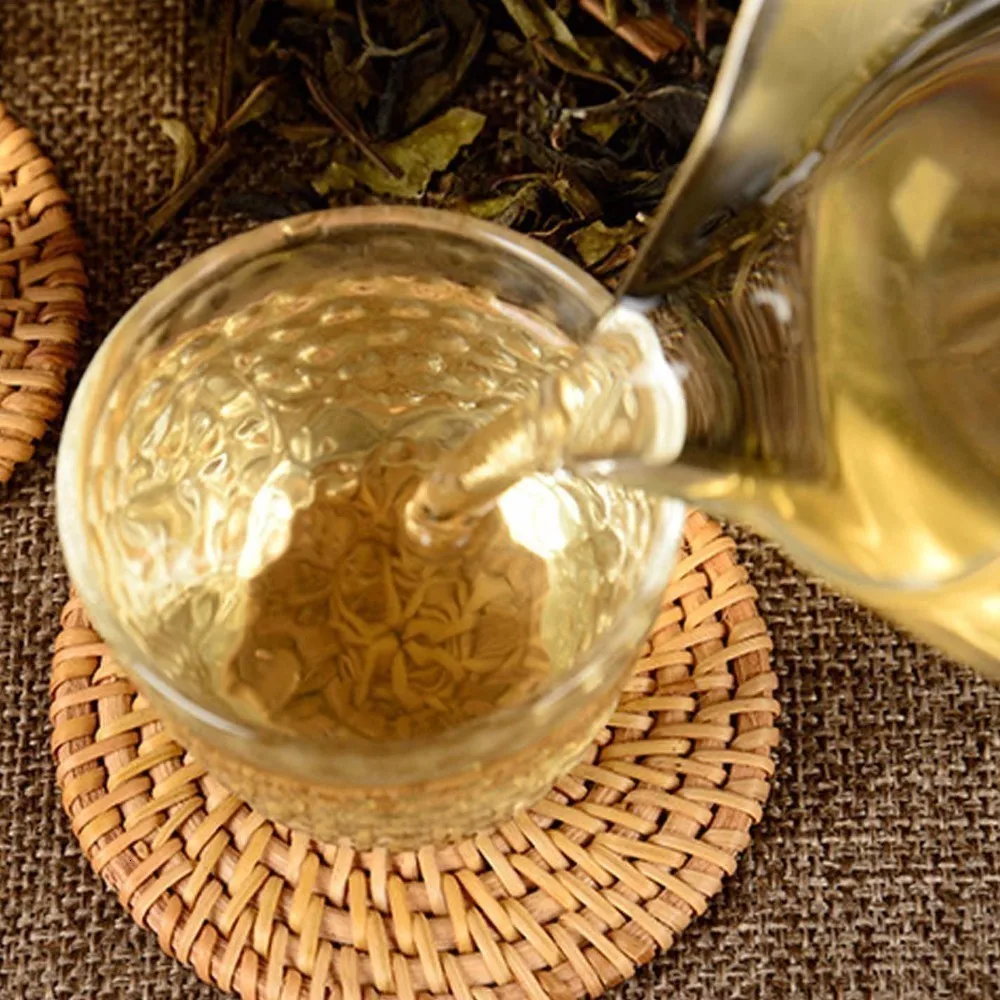 Китайский Юньнань 357 г золотой лист сырой пуэр чай освежающий китайский Seven You